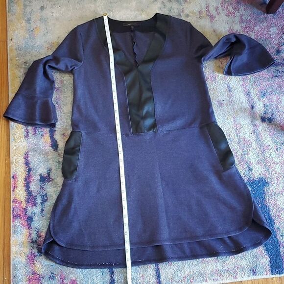BCBGMaxAzria Dress with 3 Quarter Length Sleeves and Pockets Size S - Picture 11 of 14